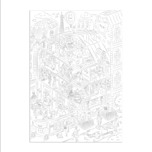 Dior Other - DIOR COLORING POSTER